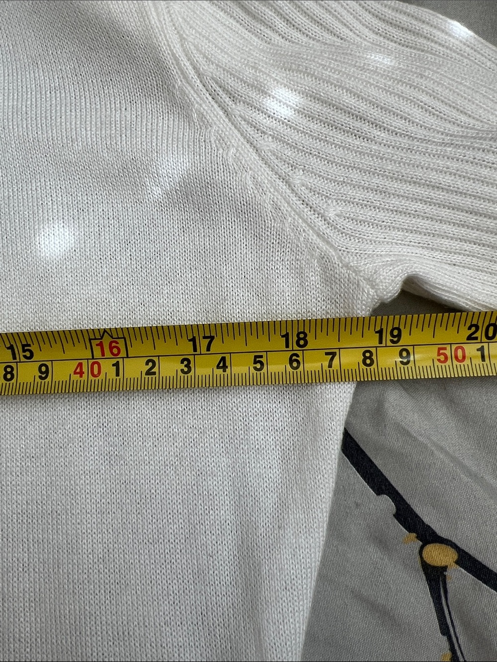 Liz Claiborne - White Open Cardigan - Small Petite - Picture 14 of 16